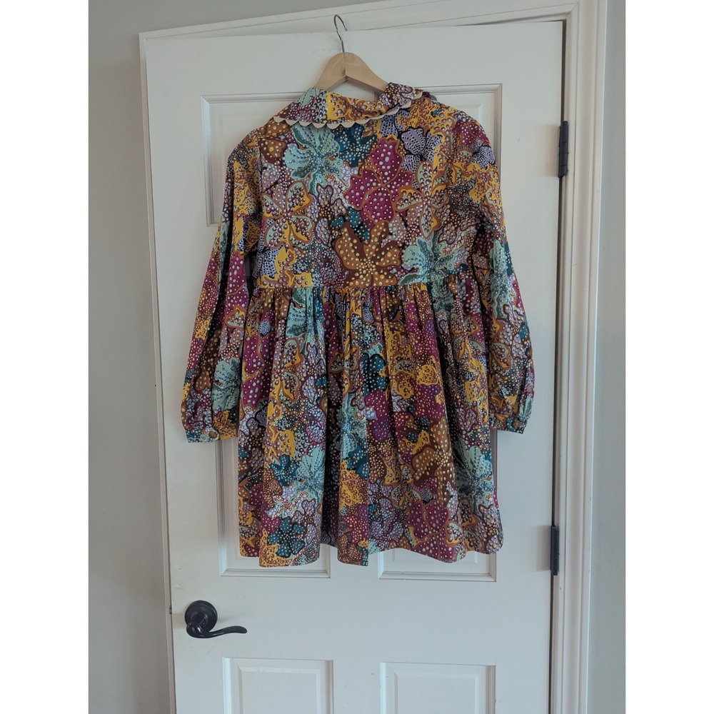 NEW!! Kika Vargas x Target Anemone Floral Mini Dress Womens Size S Oversized - Picture 4 of 11